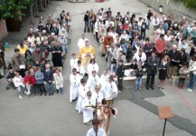 Célébration de la messe à l’école Nazareth