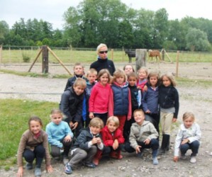 Sortie équestre pour la classe de Mlle Barq