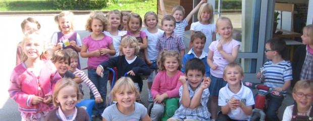 Joie des enfants de maternelles à Nazareth