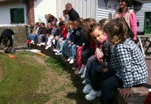 Sortie de classe à la maison de l’oiseau