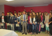 Remise des diplomes au collège